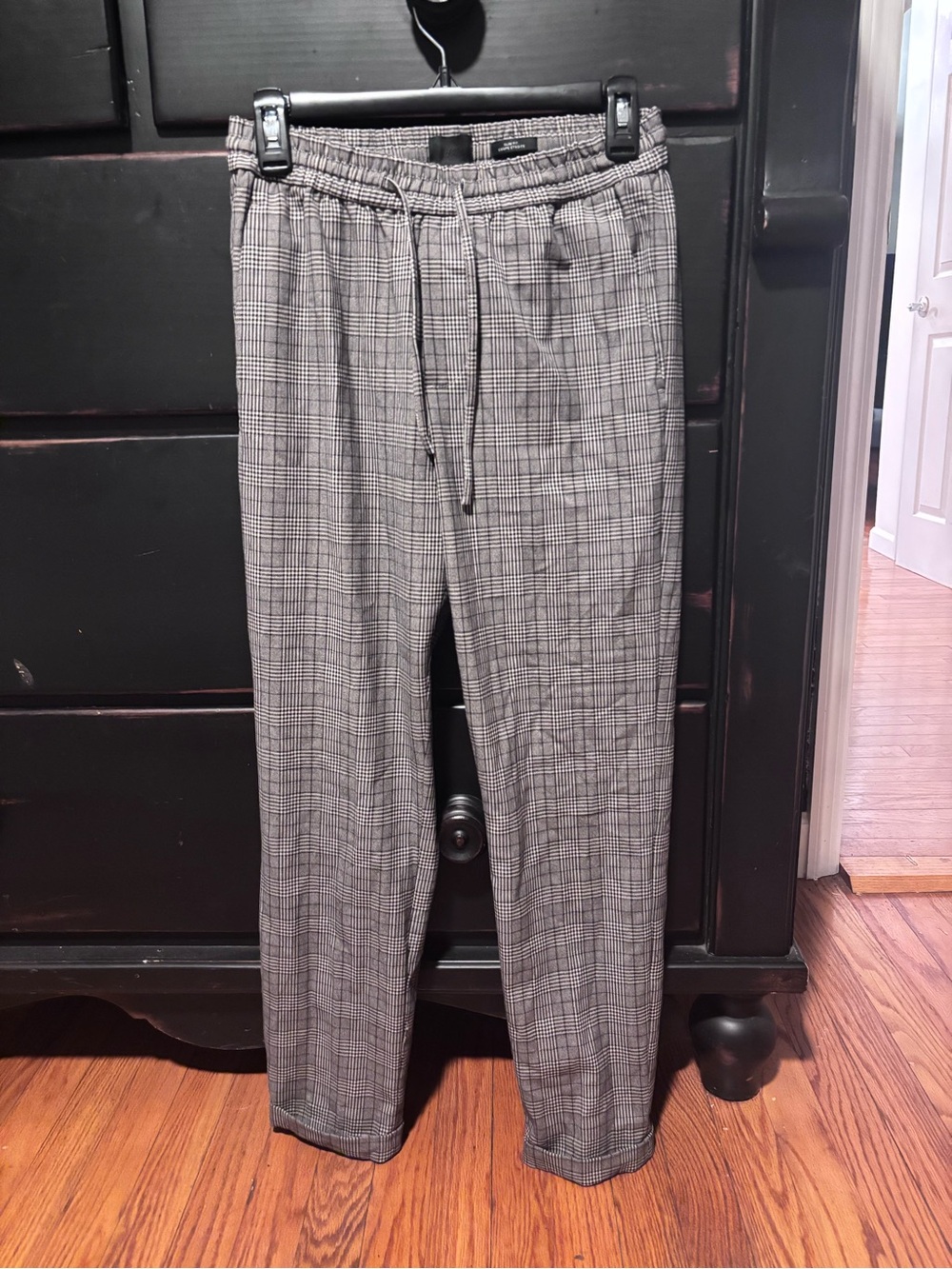 H&M Plaid Slim Fit Pants